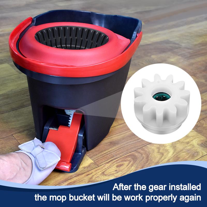 1/2/3Pcs Vileda Mop Bucket Replacement Gears Set, Spin Mop Replacements, Fits O-Ceda/vilida Buckets Spare Parts, Easy Installation, High Quality And Durable Cleaning Parts, Cleaning Supplies, Back-To-School Supplies