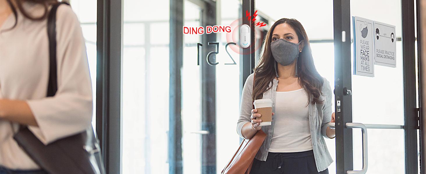 Volume Door Alarm Sensor for Home Security & Child Safety, 120dB Burglar Alarm with 4 Modes - Window & for Pool, Office, Shop, Business