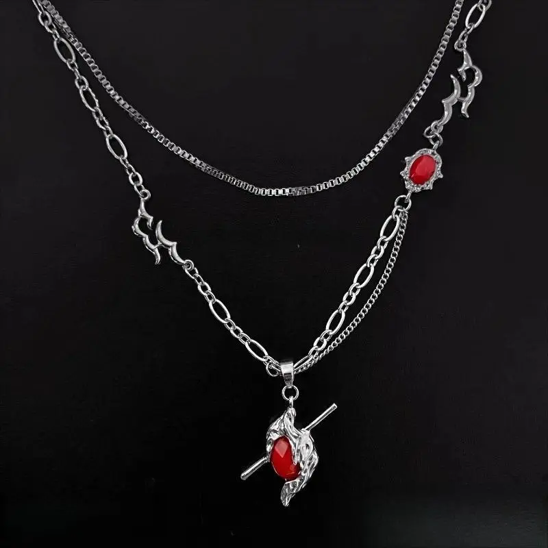 Love and Deepspace Sylus Same Necklace - Luxury Exquisite Fantasy Jewelry, Cosplay Props, Chain Links, Jewelry Parts, DIY Prop Gift for Toys & Hobbies Enthusiasts (Classic & Novelty Toys Category)