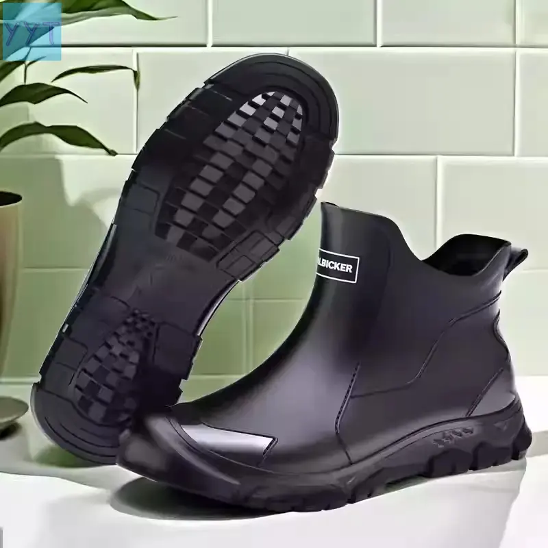 YYT1 Men's Boat Shoes, Fisherman Shoes, Rain Boots, and Work Shoes - Professional Waterproof & Non-Walking Footwear (Unisex / Matching Couple's Style)