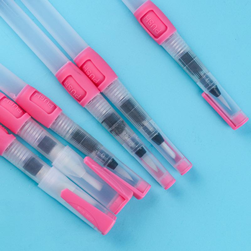 Art Fountain Pen Brush Set for Watercolor & Oil Painting - Water Soluble Lead, Solid Watercolor, Storage Brush - Art Supplies for Artists