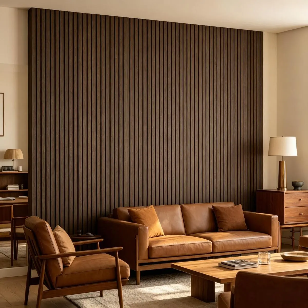 4 Pack Acoustic Panels,Wood Panels for Wall,Sound Absorbing Slat Wall(Only 4 Pack Acoustic Panels)