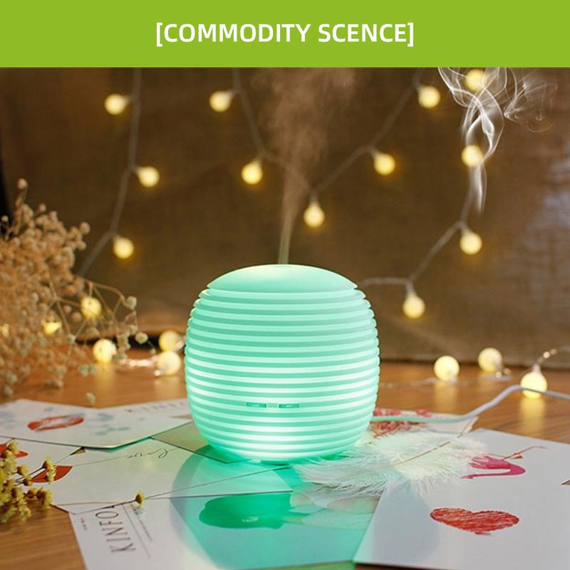 Mini humidifier, lantern aromatherapy diffuser humidifier, compact and portable, 7-color LED night light, quiet fog for office, yoga, car, bedroom and home decoration Mini humidifier, lantern aromatherapy diffuser humidifier, compact and portable, 7-color LED night light, quiet fog for office, yoga, car, bedroom and home decoration