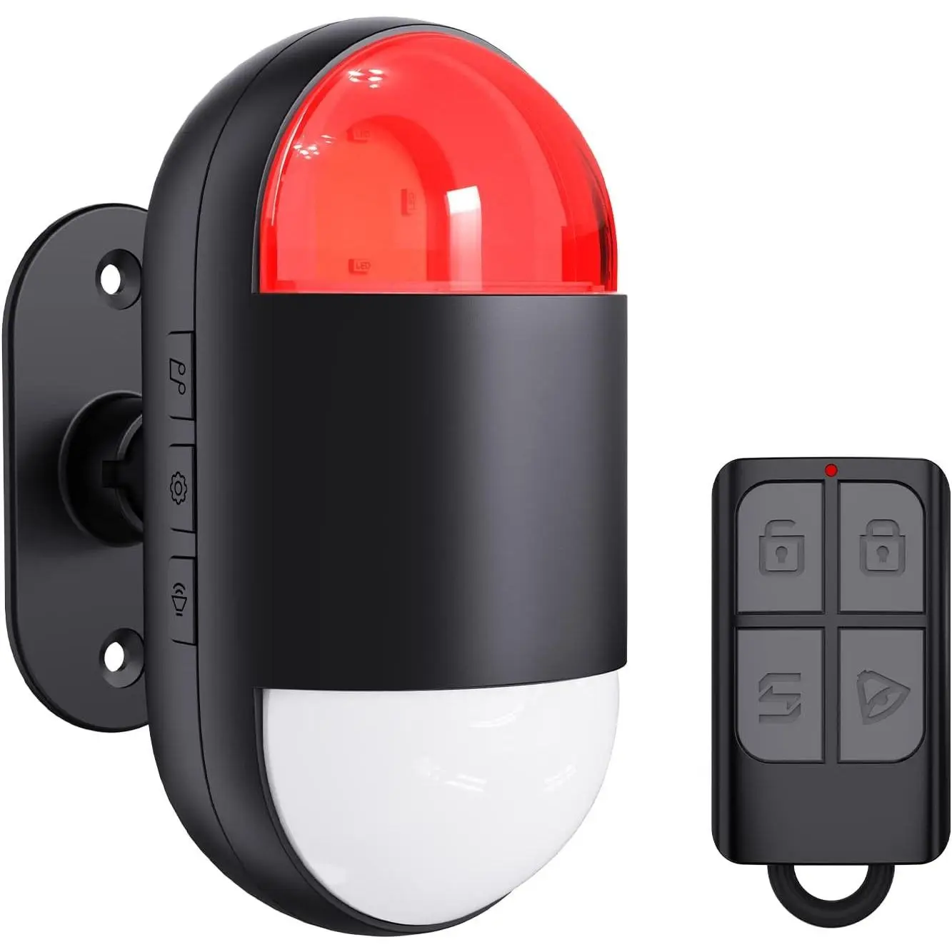 Wireless Motion Sensor Alarm Indoor Battery Operated Detector with Siren