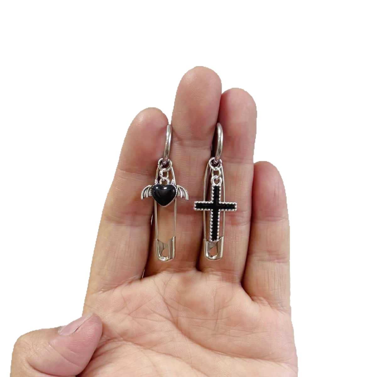 Original Korean-style fashion titanium steel stainless steel spring ear clips, earrings, ear clasps, ear pendants, stainless steel accessories