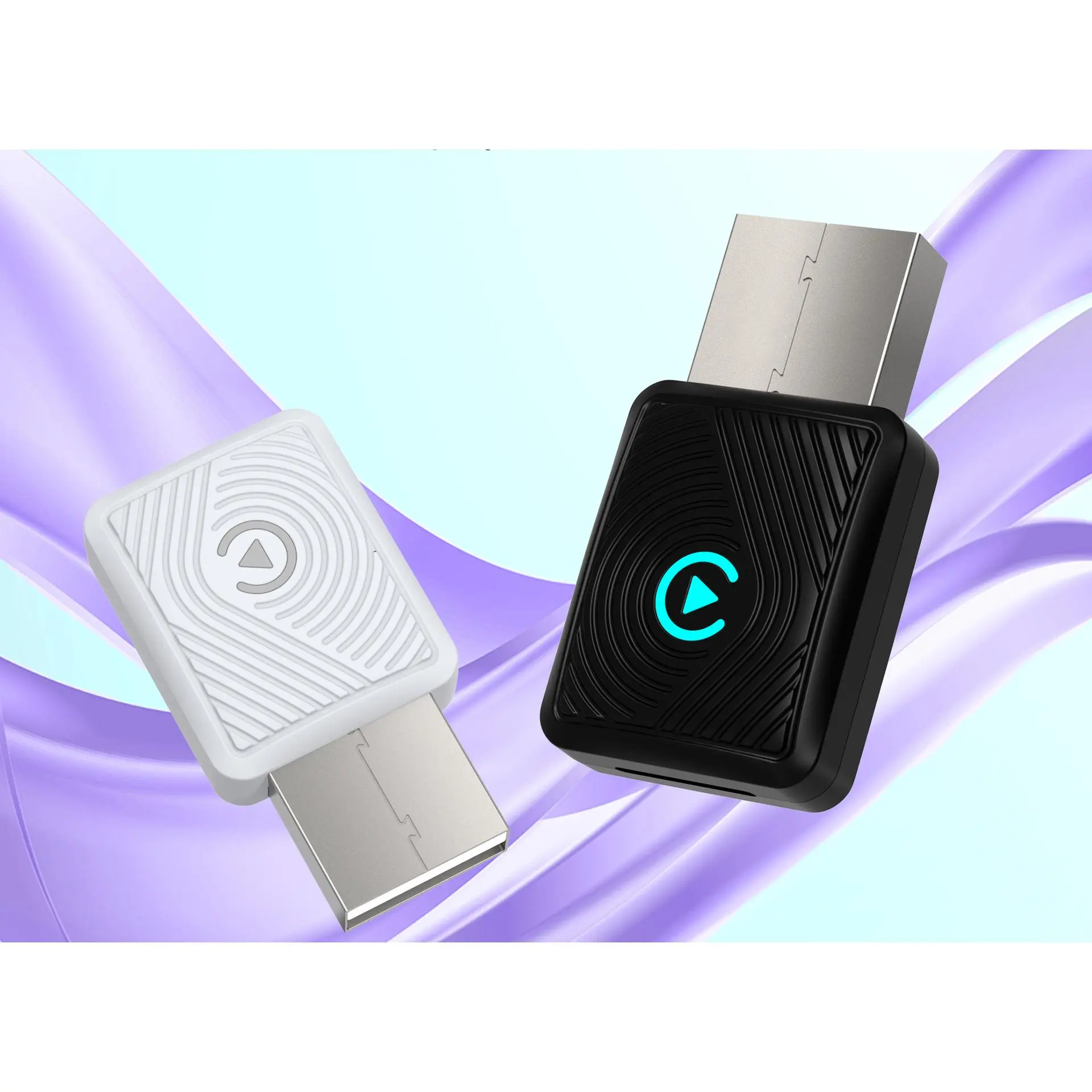 Wireless CarPlay Adapter - Aluminum Alloy 2GB RAM Smart Dongle with Plug-and-Play Type-C to USB, App Access for Factory CarPlay Vehicles & Daily Commute Use