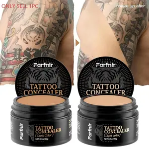 Tattoo concealer, available in dark and light colors, is super waterproof and can be used to cover blemishes and tattoos. Makeup Coverage