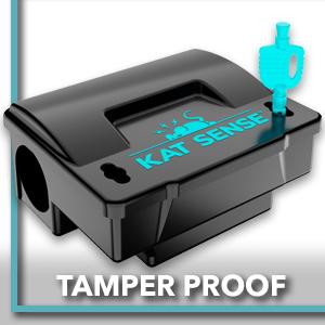 Rat Bait Station Traps, Reusable Humane Rodent Box Against Mice Chipmunks Squirrels That Work, Smart Tamper Proof Cage House to Secure Bait Block and Pellets, Mouse Bait Station Outdoor