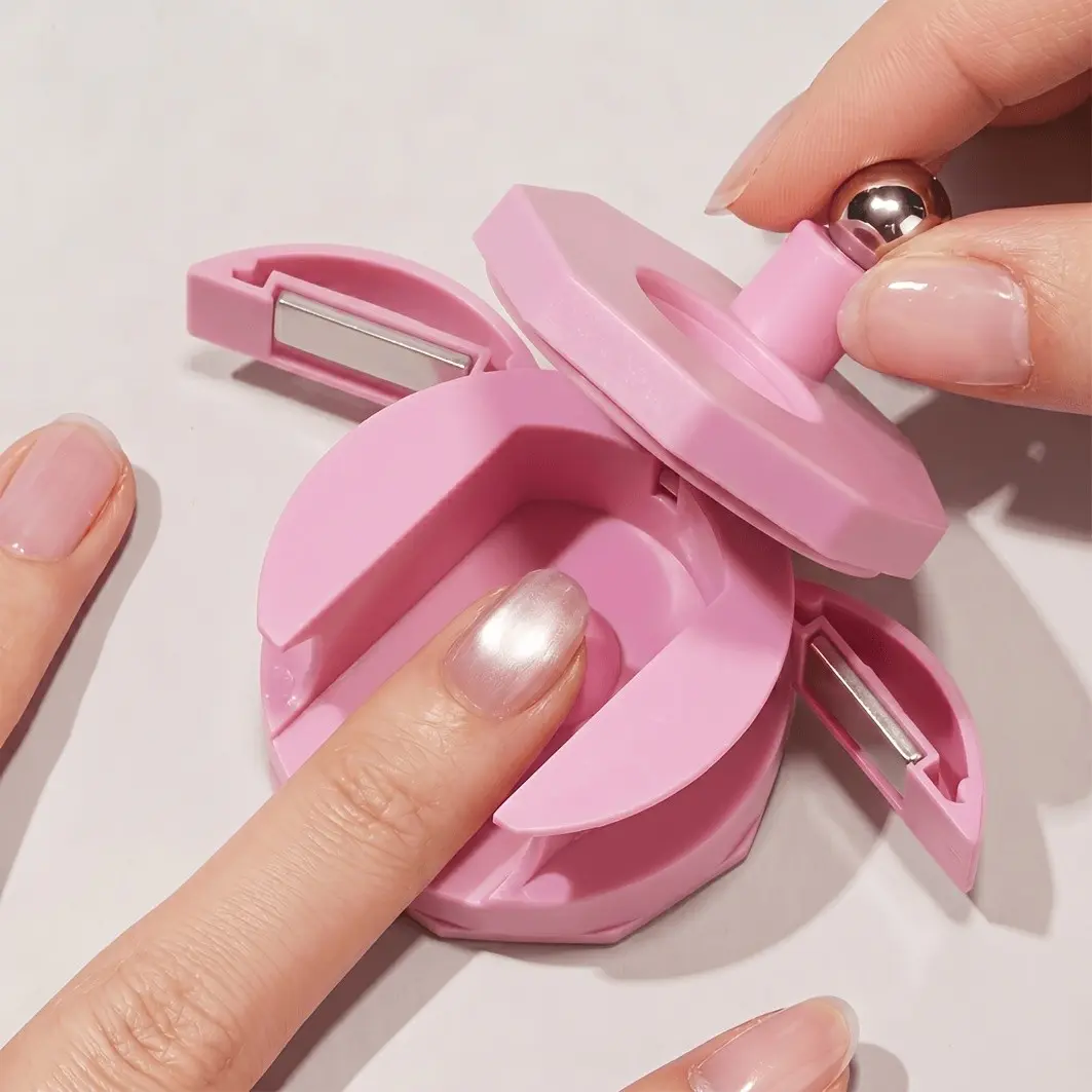 Multi-Functional Rotating Cat Eye Nail Art Tool, Easy-To-Use Beginner-Friendly, One-Touch Wide Light Full Light Effect, Professional Nail Salon Use, Manicure