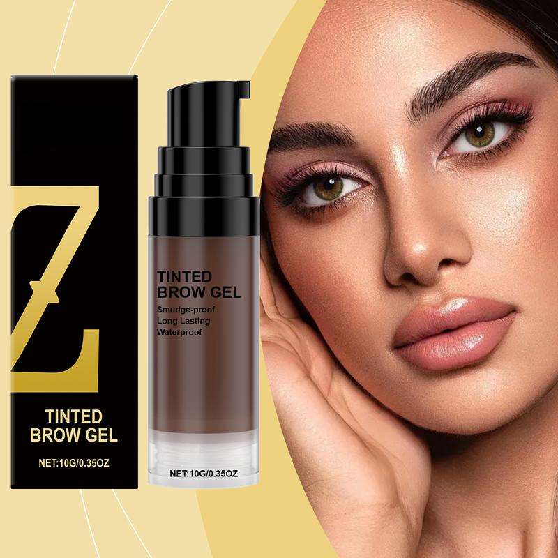 Long-Lasting Defining Brow Gel - Builds Natural Color & Holds All-Day for Sharp, Defined Brows, Smudge-Proof Formula for Customized Looks