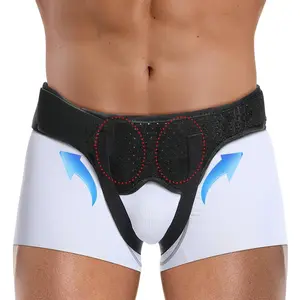Hernia Belt for Bilateral, Double or Single Inguinal, Groin Hernia Support Truss, Adjustable with 2 Removable Compression Pads, for Men and Women