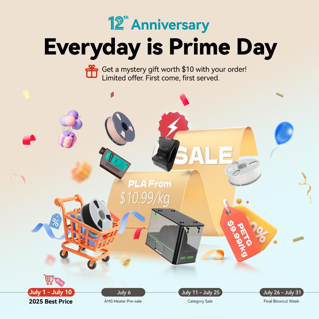 SUNLU PLA+ (PLA Plus) 3D Printer Filament 1KG Massive color selection Stronger Brighter Clog/Bubble/Tangle-Free Dimensional Accuracy ±0.02mm