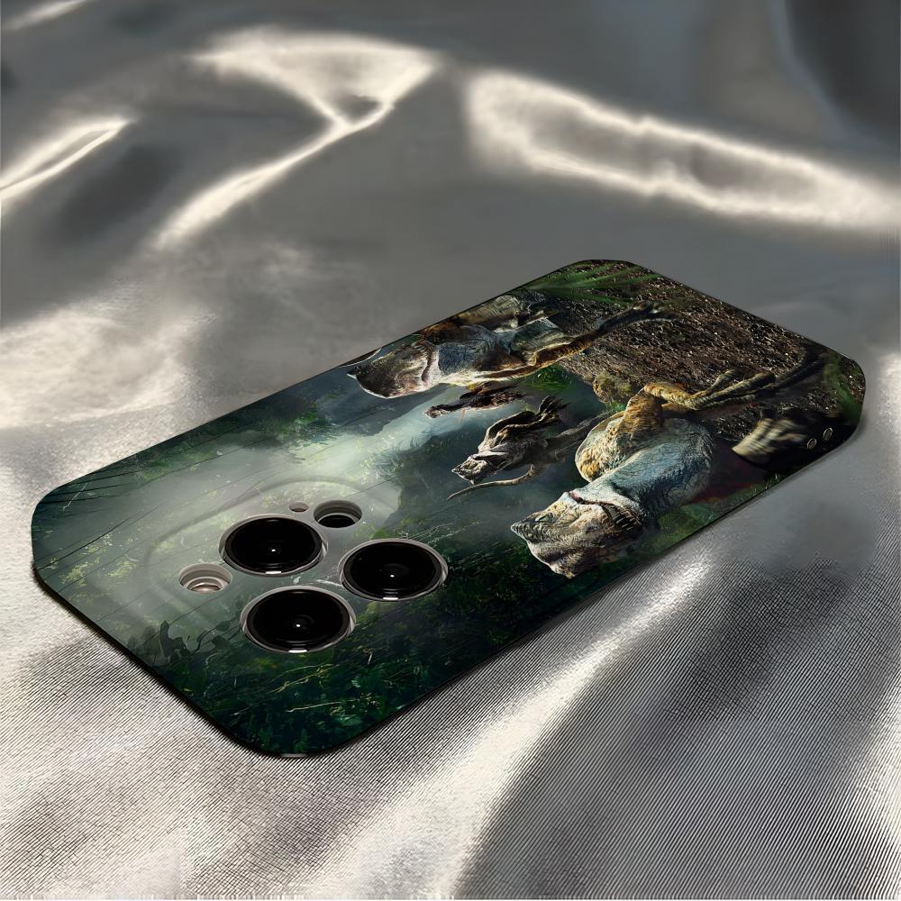Jurassic Park Phone Case For IPhone 16 17 Pro Max 15 14 13 12 11 Pro11 Mini 2025 16 Glossy HD Film Cover