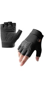 Outdoor Men's Knuckle Protection Workout Training Fingerless Gloves Outdoor Men's Knuckle Protection Workout Training Fingerless Gloves