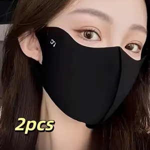 2-Pack 3D Seamless Masks, Breathable Summer Face Masks, Daily Use Outdoor Masks, Comfortable and Stylish Protection