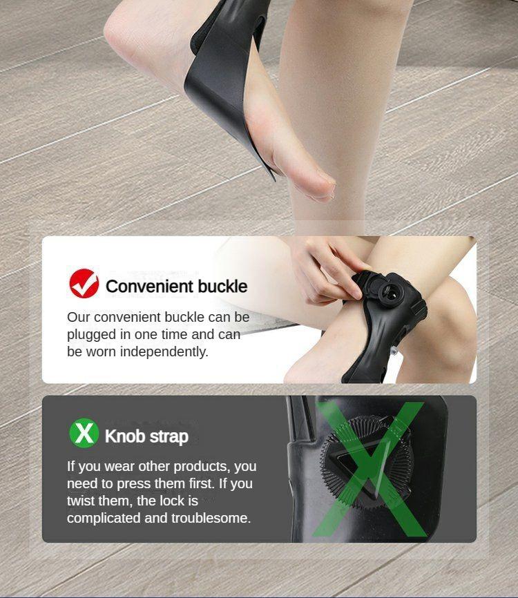 Drop Foot Brace Orthosis AFO AFOs Ankle Support With Comfortable Adjustable Buckle