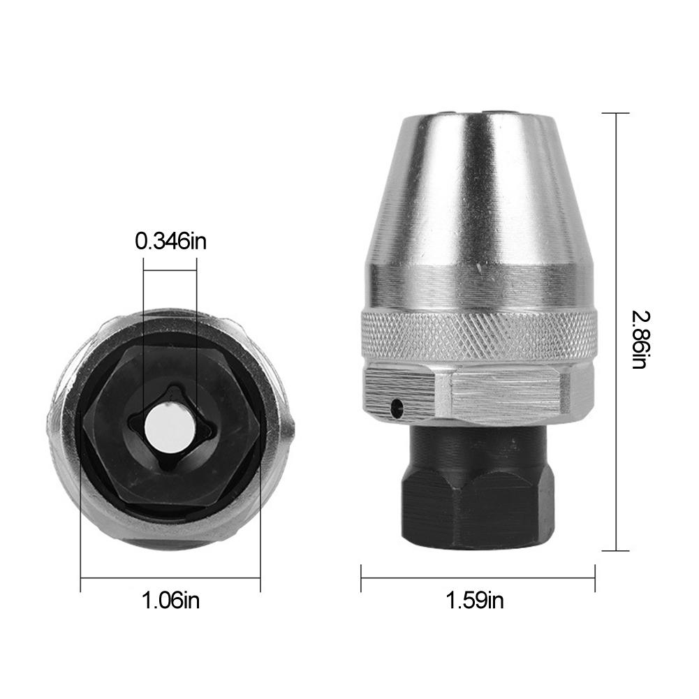 3/8" Drive Stud & Bolt Extractor Tool - Effortlessly Removes Broken, Rusted Screws & Studs, Adjustable 6mm-13mm, Durable Carbon Steel, Non-Electric, Fit for All Vehicles NEW