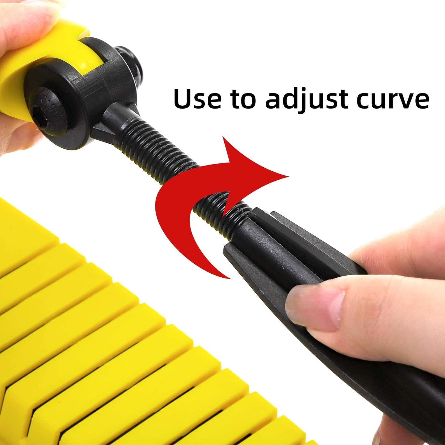 Hand Sanding File Block, Adjustable Radius Flex Longboard Sanding Block with Hook & Loop Backing, Use Continuous Rolls Sandpaper Sheets for Automotive, WoodworkingQuesear