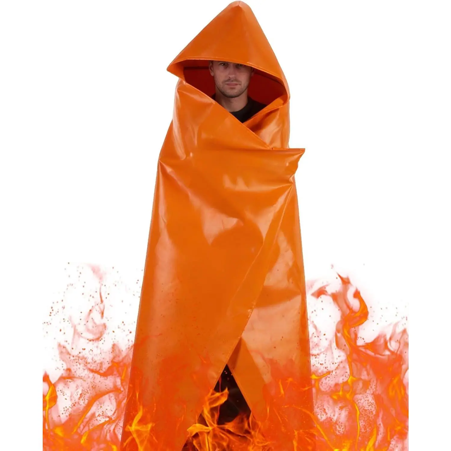 Emergency Fireproof Cloak for Home Essentials - Safe Fire Escape Cloak for Adults - Fire Retardant Body Wrap Suit for Personal Fire Escape Safety