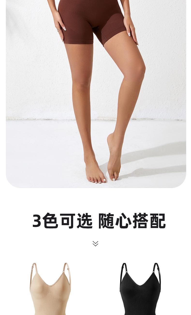 Europe and America Cross Border plus Size Jumpsuit Suspender Shapewear Abdominal-Shaping Hip-Lifting Girdling Boxers Women's Body Shaping Slim Fit Shapewear