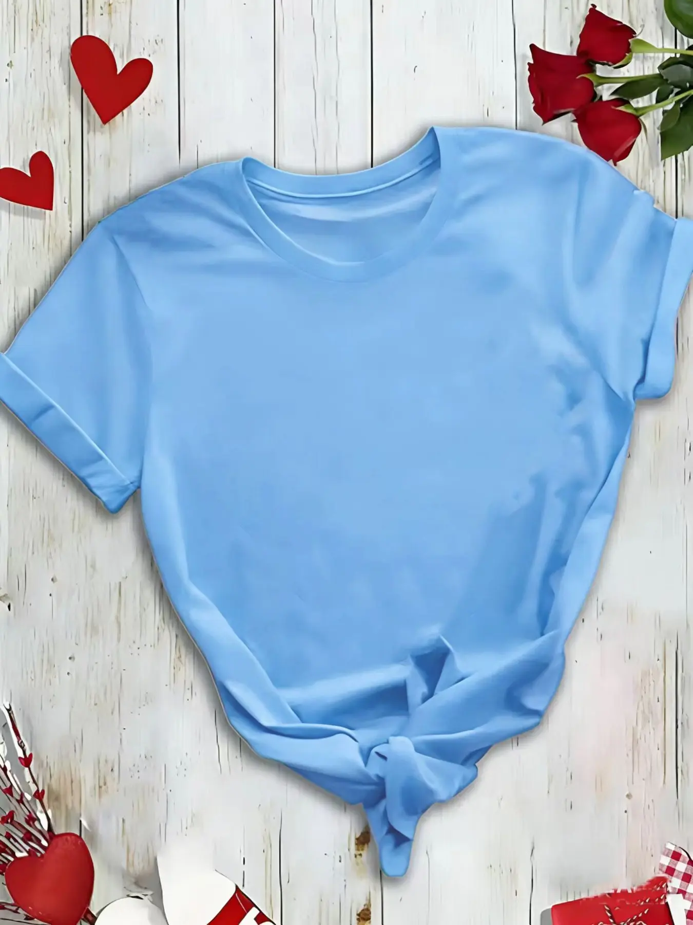 <jit Bottom Base> Women's Casual T-Shirt, Single Piece, Comfortable and Stylish, Perfect for Daily Wear, Ideal for Relaxing Days
