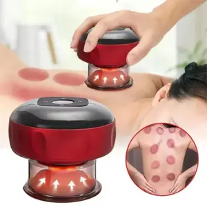 Smart Vacuum Cupping Massager, 6-level Adjustable Electric Heating Massage Cupping Machine, Body Massage Tool Relaxation Aid for Efficient Muscle Relaxation Muscle Massagers