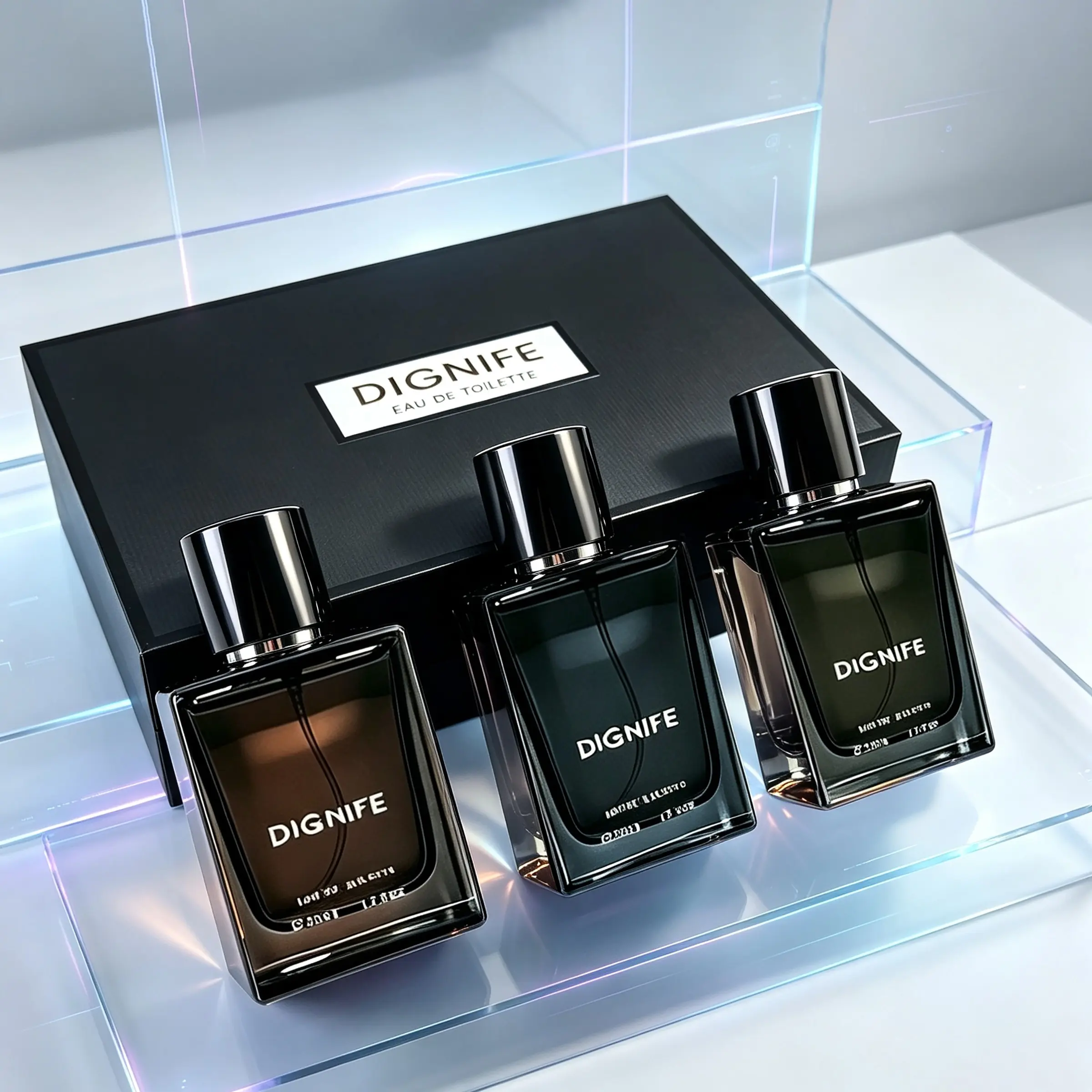 Perfume Gift Set for Men, Spicy Woody for Office, Aromatic Woody for Daily Wear, Fougere for Outdoor, 3-in-1 Fragrance Scent Collection, Versatile Aroma, Great Gift for Him, Woody Scents