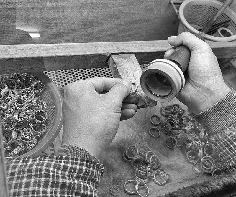 Ellie Cz Initial Ring - Gold Color with Sparkling CZ Stones, Perfect for Personalized Jewelry