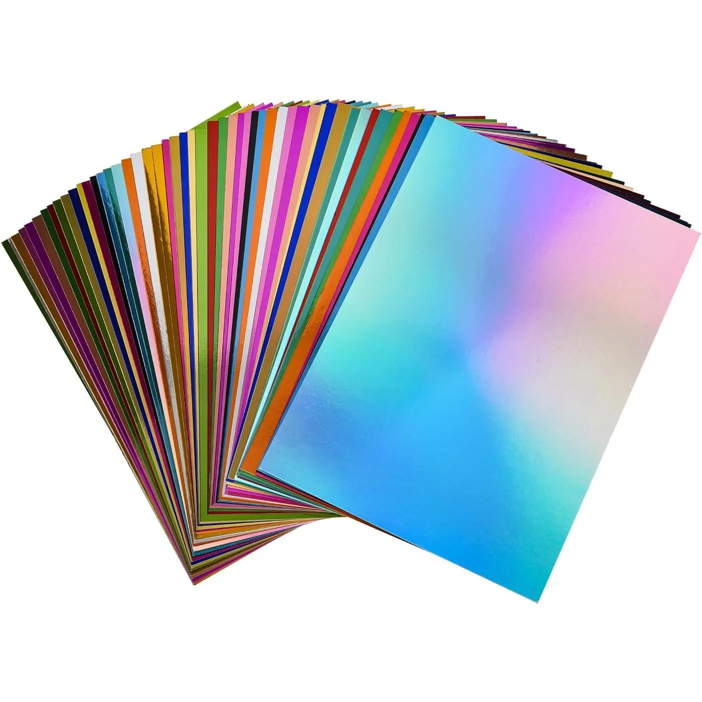 Colored Cardstock, 50 Sheets A4  Colors Sparkly Glitter Card Stock Paper for Card Making, DIY Crafts,  School Supplies, 250gsm/92 lb