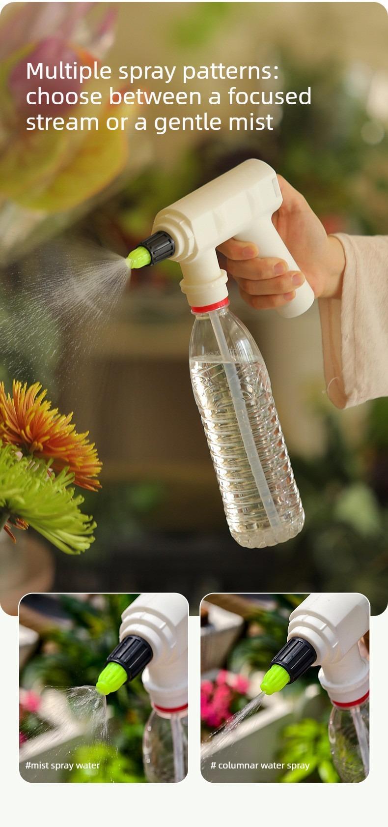 Electric sprinkler for watering flowers, cleaning, and sanitation; multi-functional sprinkler for household use.
