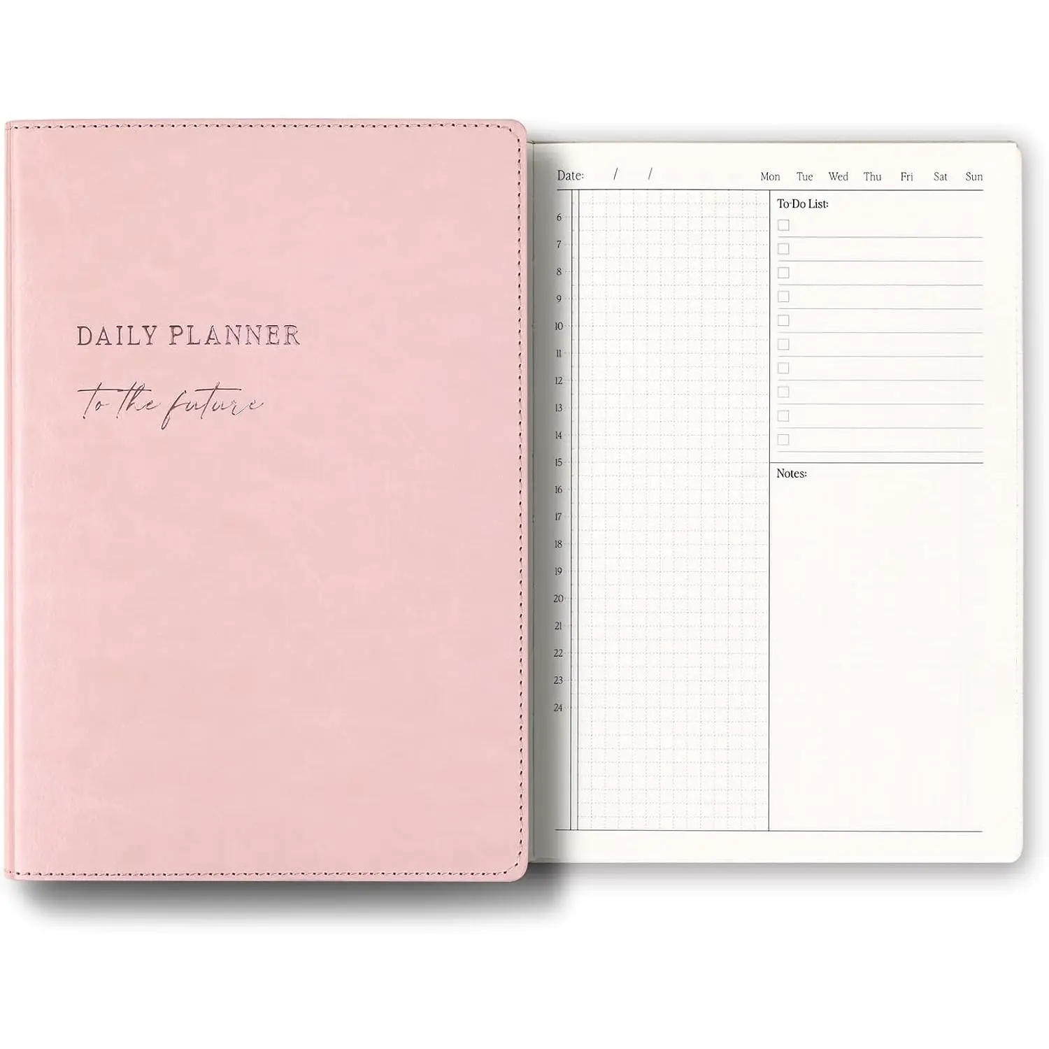 2026 Daily Planner - Undated Monthly & Daily Planner for 180 days Planning Your  - Hourly Schedule, , and Notes for Productivity - Aesthetic, Academic, Stylish School or Office Supplies ()