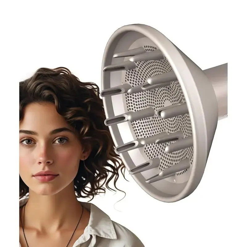 Hair Dryer Diffuser Attachment for FlexStyle HD435 Air Styling-Drying System, Durable Curl Enhancement Accessory for Wavy-Curly Hair (Bathroom Gadget)