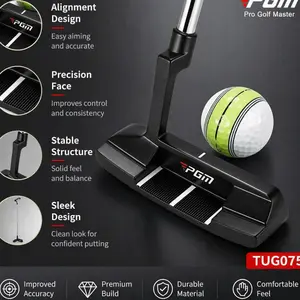 2026 PGM golf putter for men, single golf practice club, stable, low center of gravity, high forgiveness, with aiming line