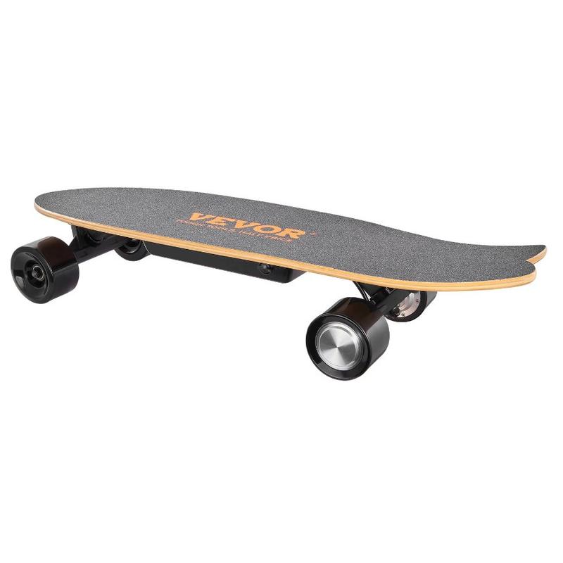 VEVOR Electric Skateboard with Remote, 9.3 Mph Top Speed 5 Miles Max Range Skateboard Longboard, 3 Speeds Adjustment Skateboards, Easy Carry Handle Design, Suitable for Adul Tested to UL Standards