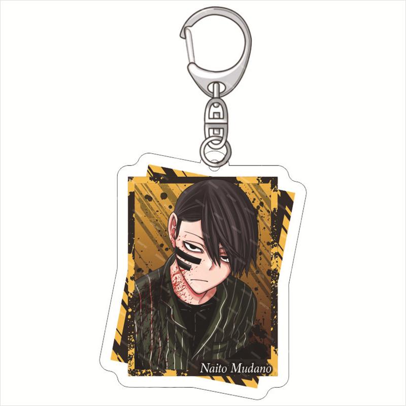 Manga Tougen Anki Acrylic Key Chain Figure Ikari Yaoroshi Shiki Ichinose Naito Mudano Cosplay Costume Key Tags Backpack Pendant
