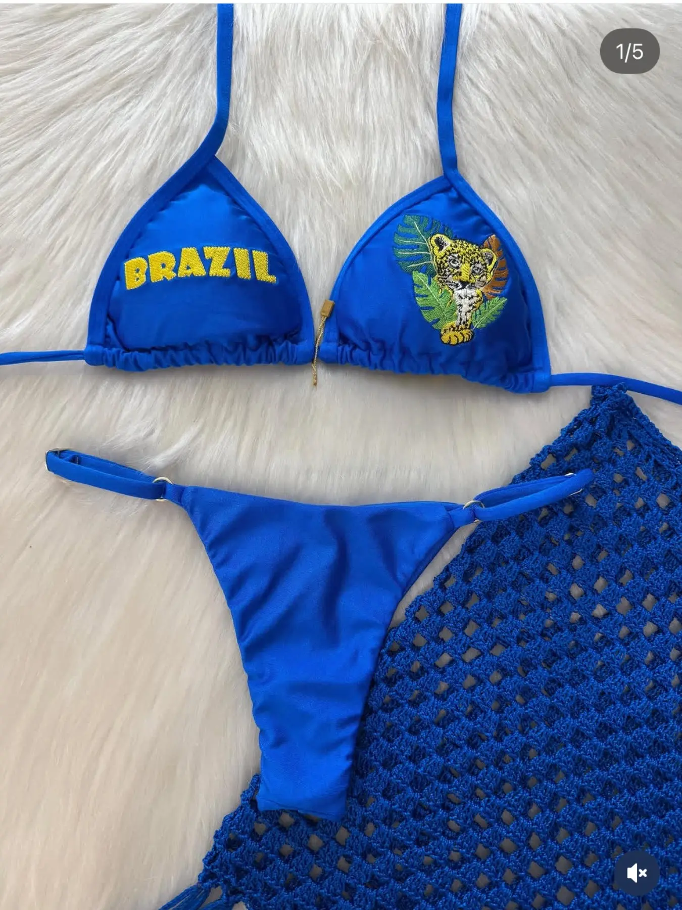2026 New Brazilian Animal Embroidery Bikini Set, Sexy Women's Swimsuit, Summer Beachwear, Trendy and Stylish Bathing Suit
