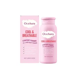 OceAura Comfort Body Powder, Large Capacity Sweat Absorbing Talcum Powder, Non Sticky Refreshing Family Daily Skin Care Powder, Summer Dusting Powder
