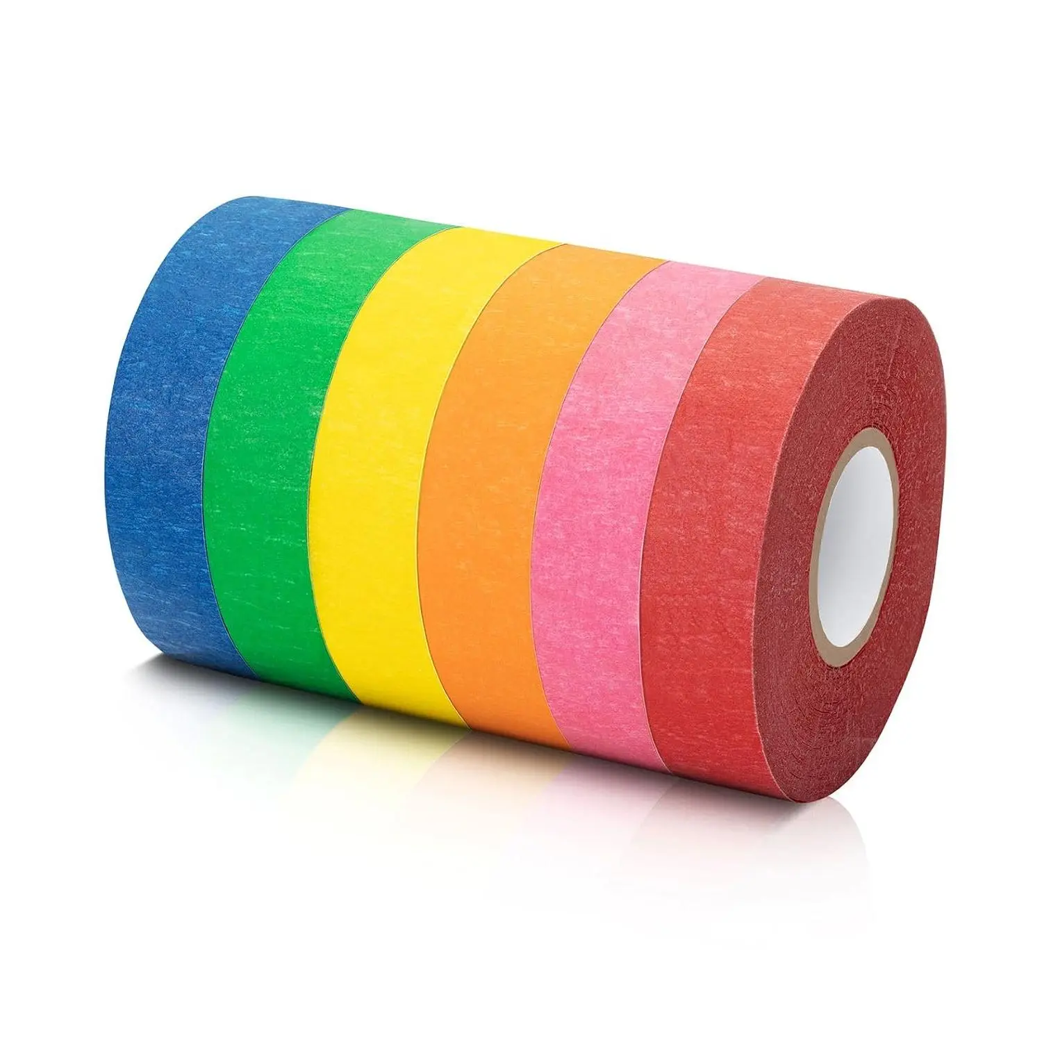 - Colored Masking Tape, 0.6" x 15 Yards, 6 Pack | Colored Painter’s & Drafting Tape for Arts and Crafts, Labeling, Marking, Journaling, DIY Projects