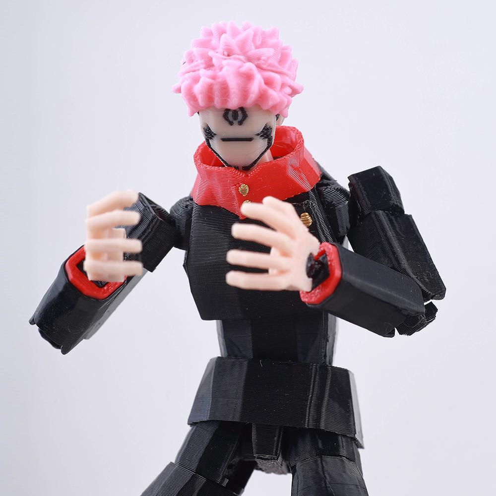 3d Printed Dummy13 Jujutsu Kaisen Ryomen Sukuna Action Figure Anime Model Toys Multi-Jointed Poseable Collectible Toy Gift