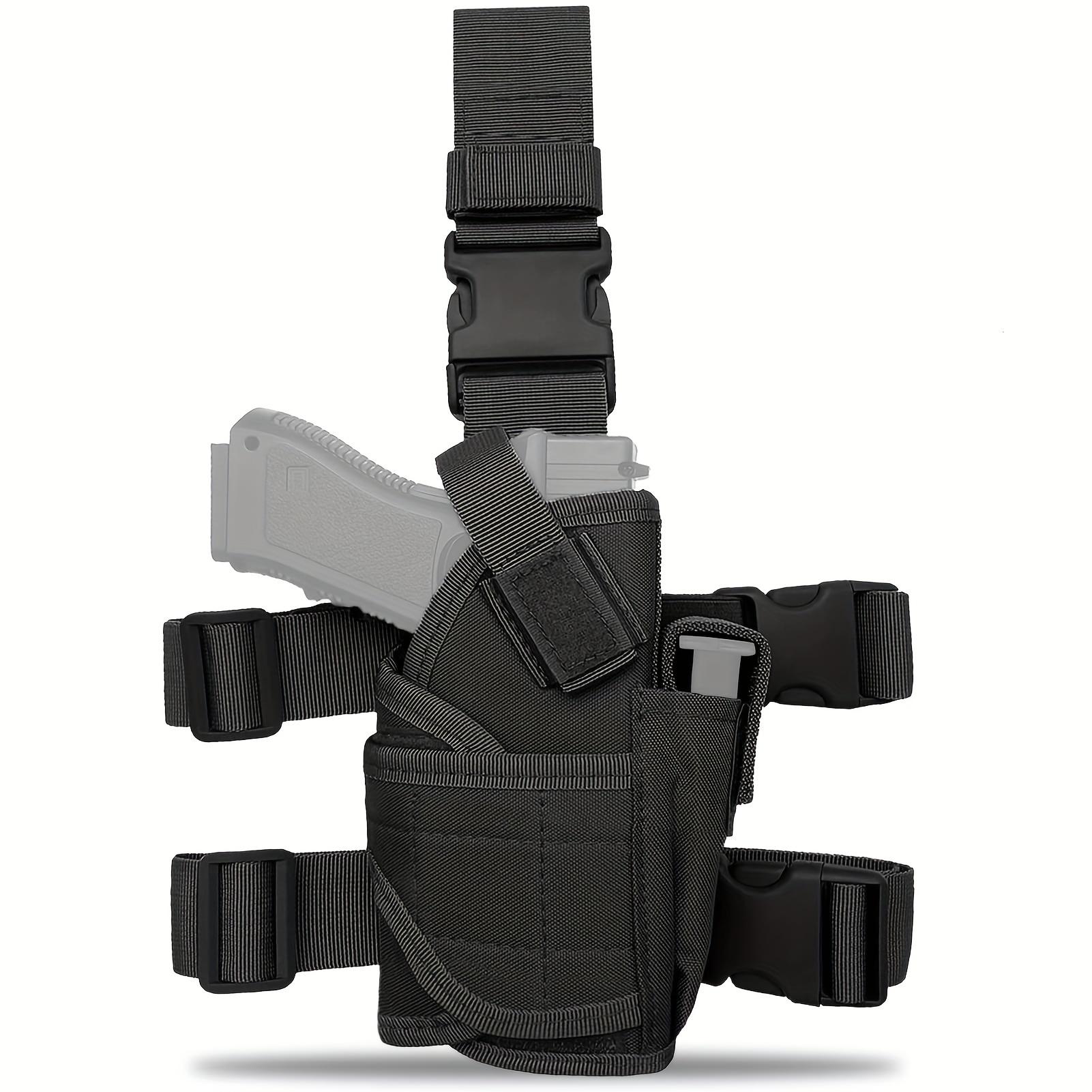 Leg holster; Adjustable right thigh holster with magazine pouch Tactical Equipment