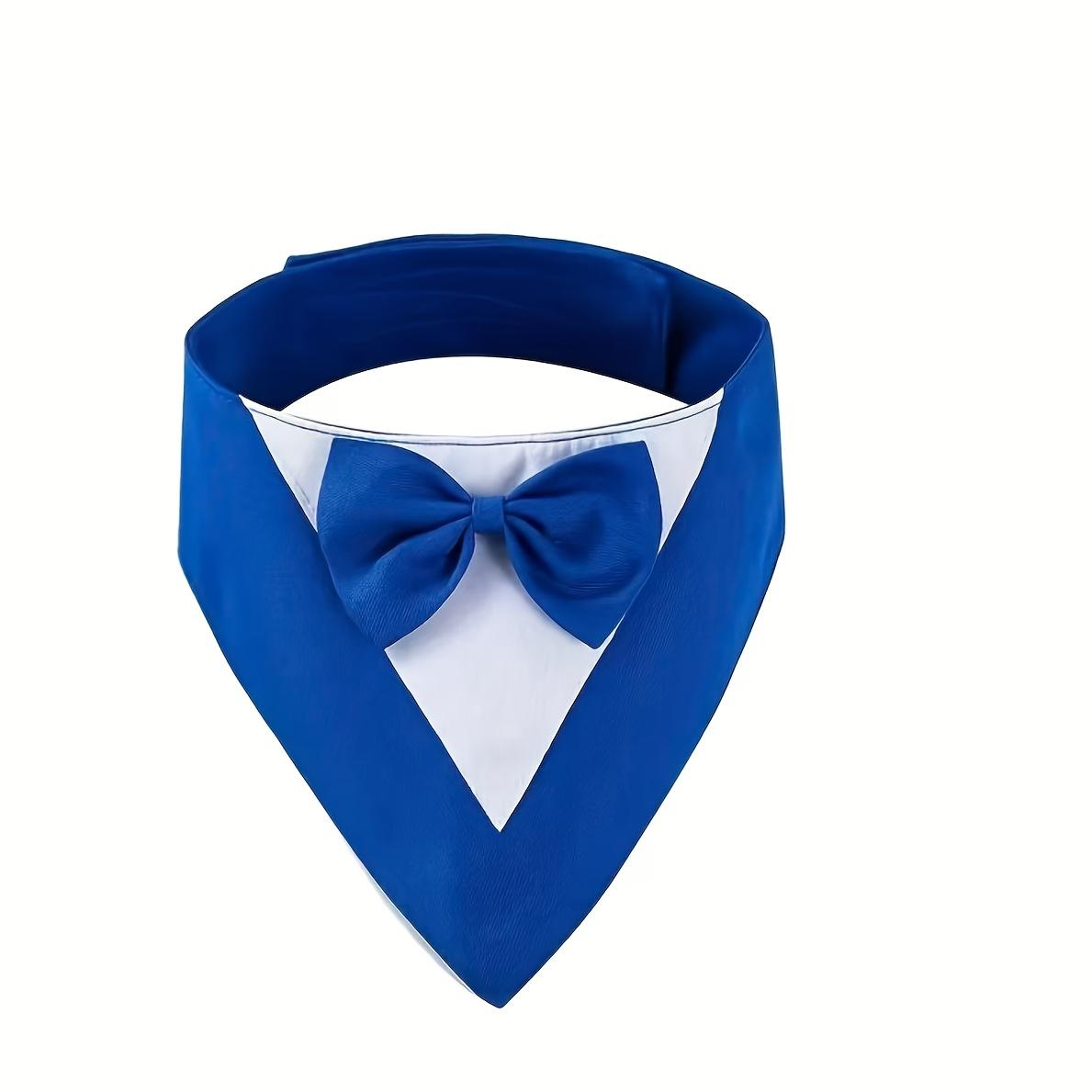 1pc Dog Tuxedo, Formal Dog Wedding Bandana, Dog Collar with Bow Tie, Dog Birthday Outfit, Adjustable Pet Party Tuxedo Dog Wedding Suit, Dress, Dog Birthday Dress, Adjustable Pet Dog Valentine'S Day Costume