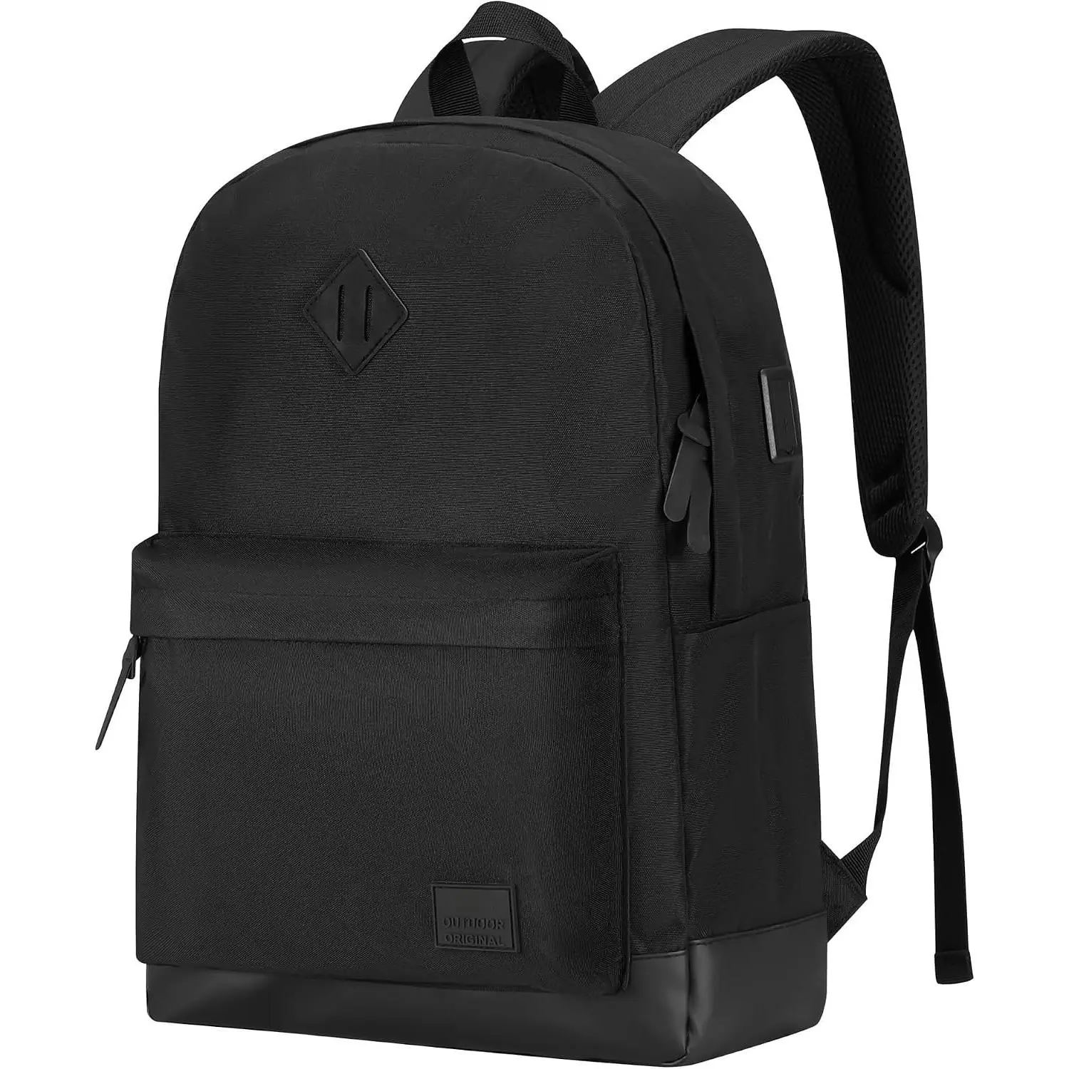 Travel Laptop Backpack for Men & Women with USB  Port | Water Resistant, 17L Large Capacity Fit 15.6”  Pack, Lightweight Casual Work College Daypack