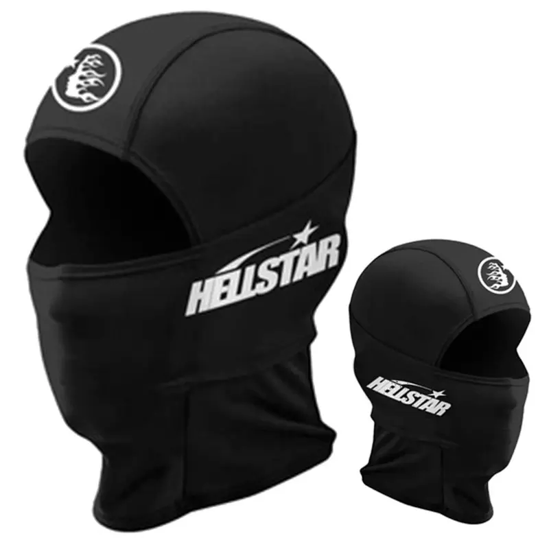 Anti-Fog Breathable Face Mask| Hellstar Edition Cycling & Motorcycle Balaclava| Quick-Dry UV Sun Protection for Outdoor Sports