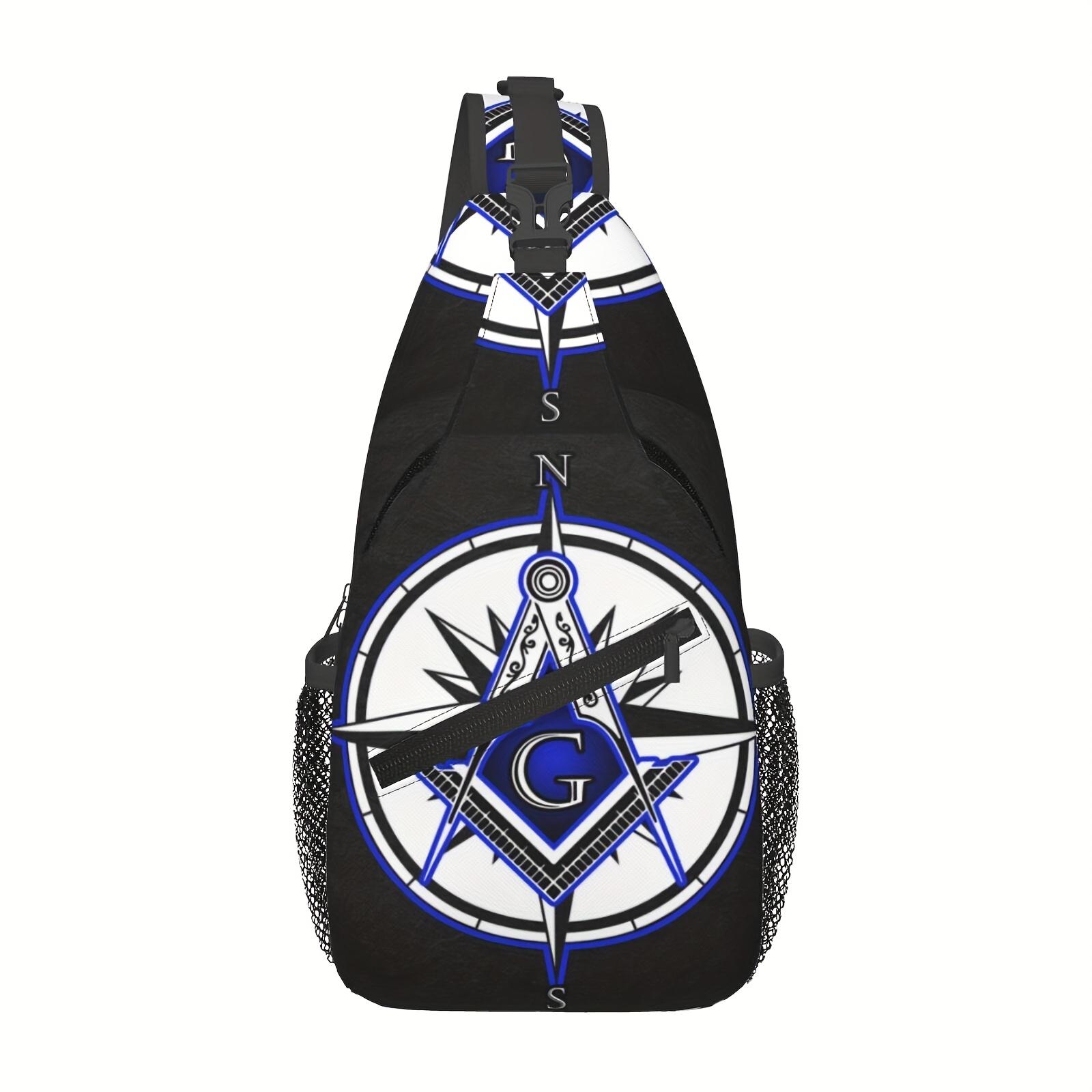 Crossbody Chest  Hiking Master Masonic Shoulder  Folding Large Capacity Fashion Durable Can Be Used For Shopping, Work, Leisure Travel Beach  Fishing  Travel Accessories Must Have  For School Back Christmas Gifts bag backpack