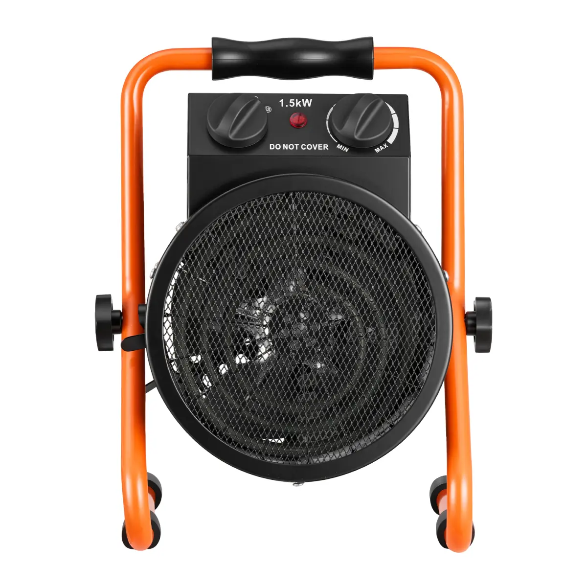 Greenhouse Heater, 1500W Electric Space Heater with Fan & High Heat Modes, IPX4 Protection, 25° Adjustable Angle, Overheat Protection, for Grow Tent, Small Greenhouse, Flower Room, Home Office