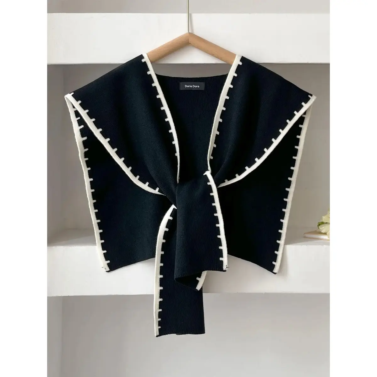 Women's Knitted Tencel Cape Shawl, Casual Open Front Random Pattern Wrap - Lightweight Daily All-Seasons Fashion Accessory, 120cm, Complies with CA_Prop_65_CA Standards