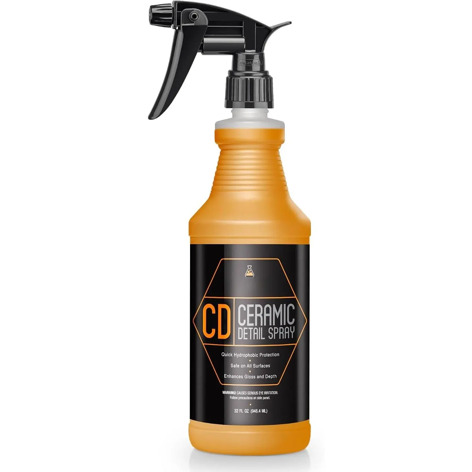 Suds Lab CD Ceramic Detail Cleaner 32oz, Automotive Paint Care Wax-Preserving Formula, Easy Surface Prep for Cars & RVs, Removes Dirt Dust Oil, Hydrophobic Water Repellent, Spot-Free Shine, Easy to Use, Clean