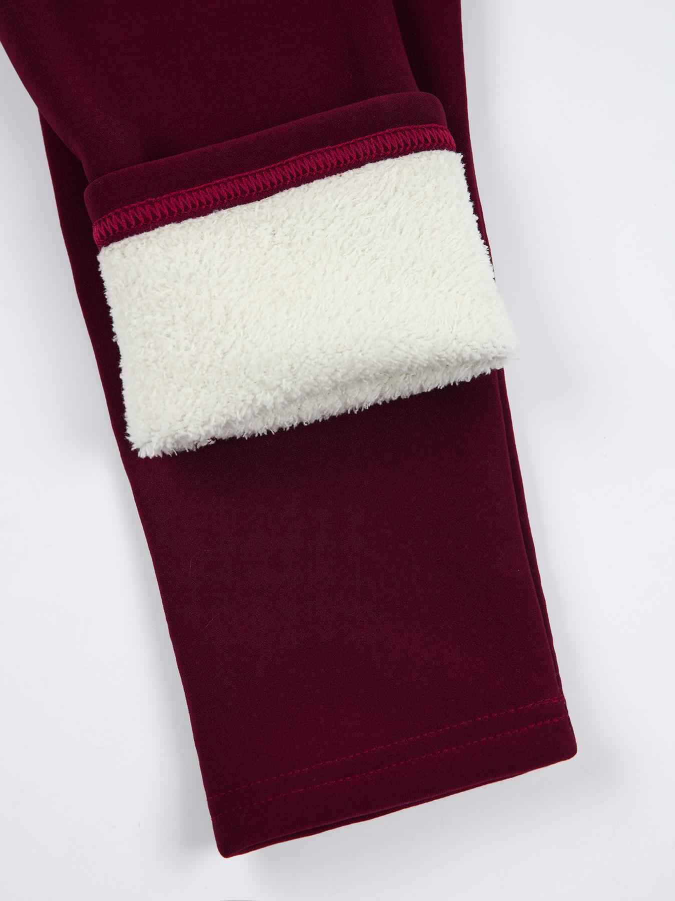 Women's Winter Warm Fleece Lined High Waist Elastic Comfortable Skin-Friendly Breathe Sporty Leggings, Plus Size Casual Thickened Pants