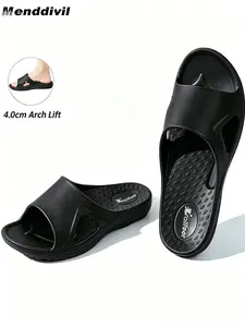 Women's Eva Arch Support Slippers, Flat Foot Thick Sole Slip-Ons, Lightweight Non-Slip Home & Bathroom Shoes, Casual Summer Outdoor Wear