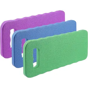 Smart Value Set of 3 Foam Kneeling Pads Perfect for Long Gardening Hours (3 Kneeling Pads Assorted Colors)